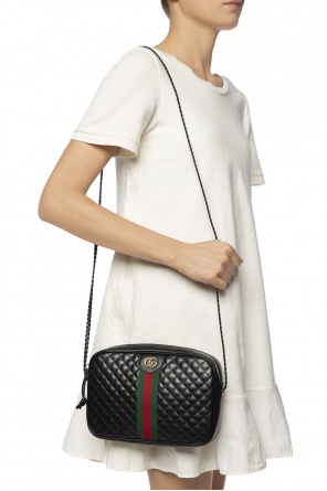 Quilted shoulder bag with logo, zdjęcie 2 Quilted shoulder bag with logo od Gucci